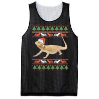 Bearded Dragon Christmas Mesh Reversible Basketball Jersey Tank