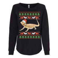 Bearded Dragon Christmas Womens California Wash Sweatshirt