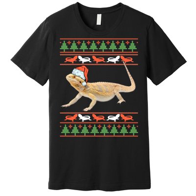 Bearded Dragon Christmas Premium T-Shirt