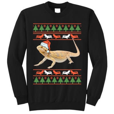 Bearded Dragon Christmas Tall Sweatshirt