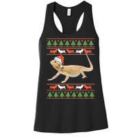 Bearded Dragon Christmas Women's Racerback Tank