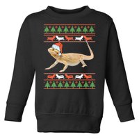 Bearded Dragon Christmas Toddler Sweatshirt