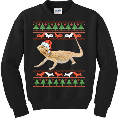 Bearded Dragon Christmas Kids Sweatshirt