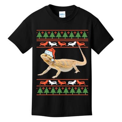 Bearded Dragon Christmas Kids T-Shirt
