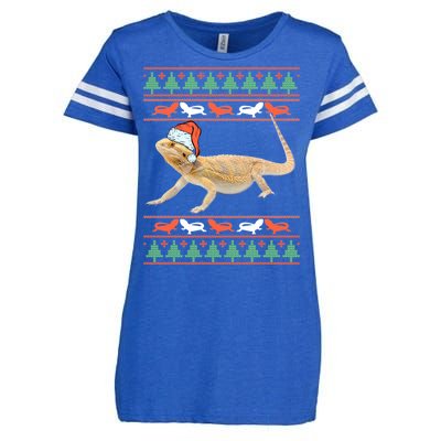 Bearded Dragon Christmas Enza Ladies Jersey Football T-Shirt