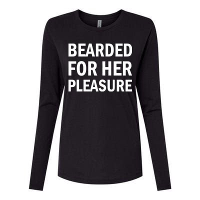 Bearded For Her Pleasure Womens Cotton Relaxed Long Sleeve T-Shirt