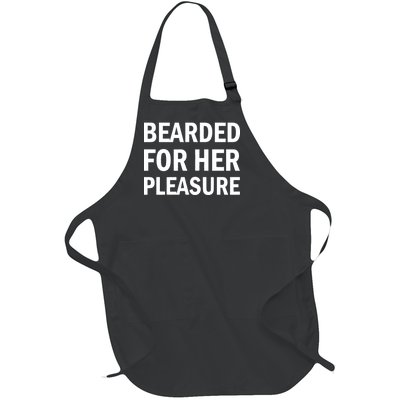 Bearded For Her Pleasure Full-Length Apron With Pockets