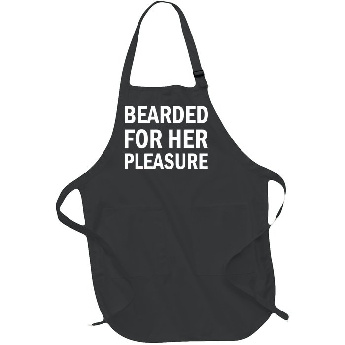 Bearded For Her Pleasure Full-Length Apron With Pockets