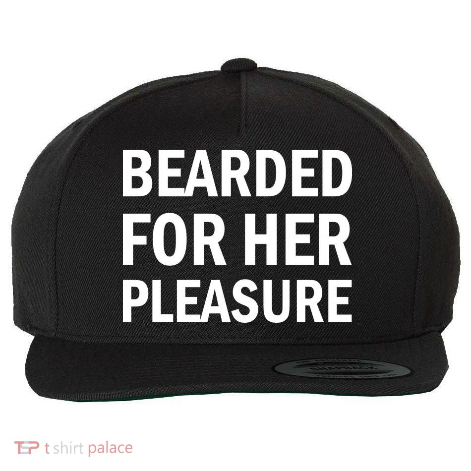 Bearded For Her Pleasure Wool Snapback Cap