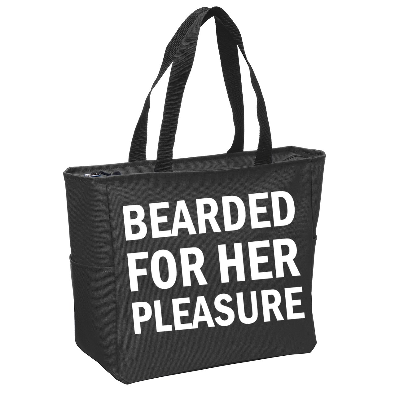 Bearded For Her Pleasure Zip Tote Bag