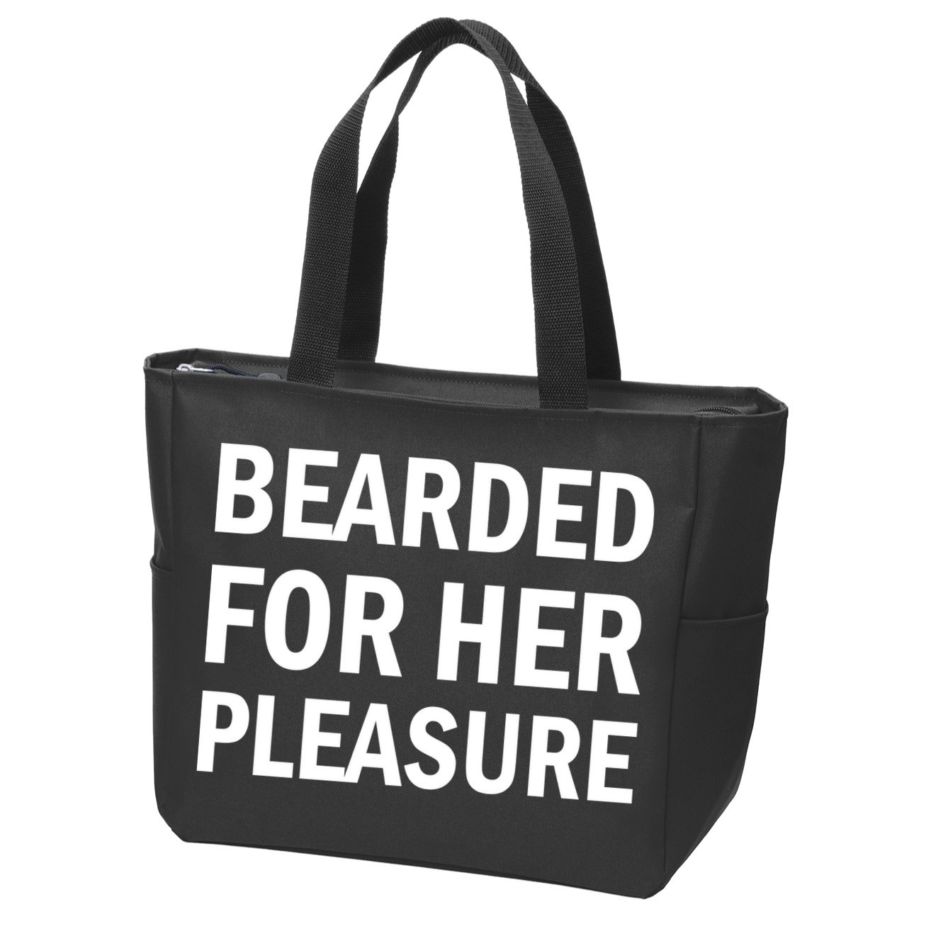 Bearded For Her Pleasure Zip Tote Bag