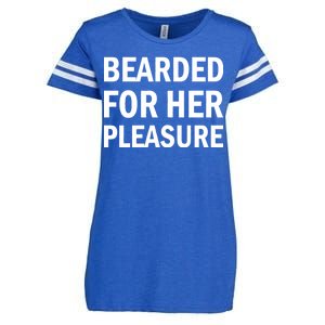 Bearded For Her Pleasure Enza Ladies Jersey Football T-Shirt