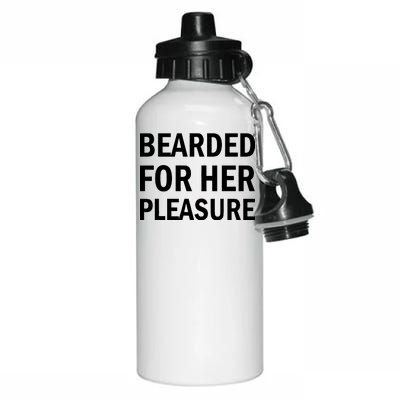 Bearded For Her Pleasure Aluminum Water Bottle