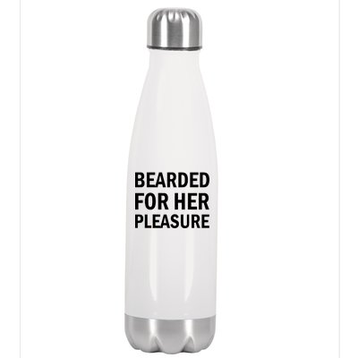 Bearded For Her Pleasure Stainless Steel Insulated Water Bottle