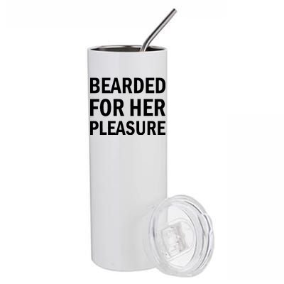 Bearded For Her Pleasure Stainless Steel Tumbler