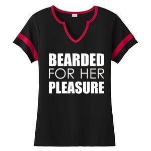 Bearded For Her Pleasure Beard Ladies Halftime Notch Neck Tee