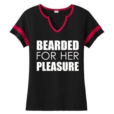 Bearded For Her Pleasure Beard Ladies Halftime Notch Neck Tee