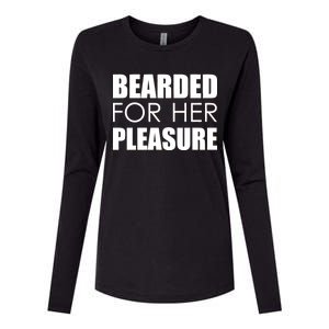 Bearded For Her Pleasure Beard Womens Cotton Relaxed Long Sleeve T-Shirt