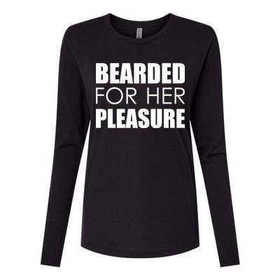 Bearded For Her Pleasure Beard Womens Cotton Relaxed Long Sleeve T-Shirt