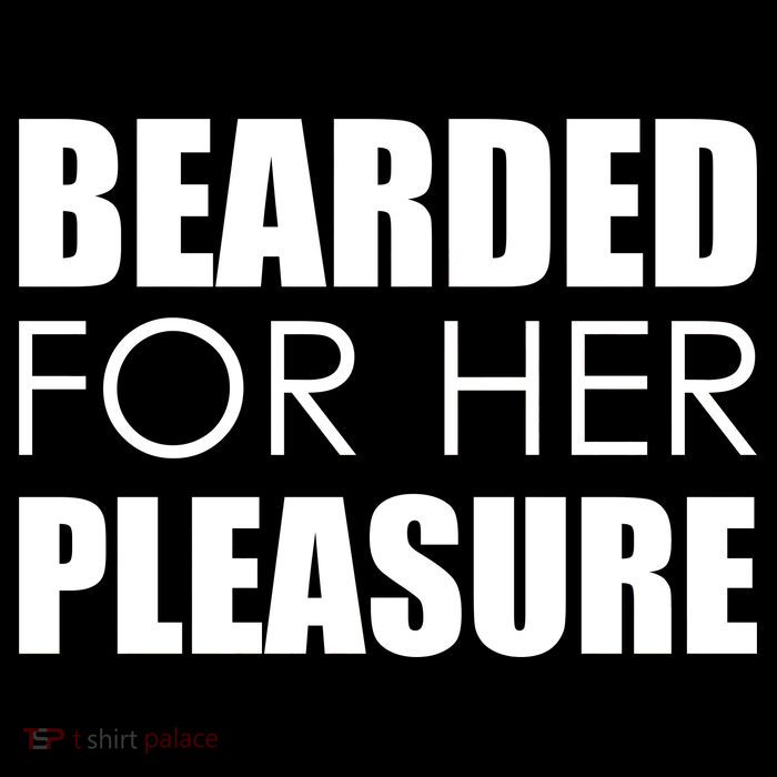 Bearded For Her Pleasure Beard Drawstring Bag