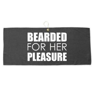 Bearded For Her Pleasure Beard Large Microfiber Waffle Golf Towel