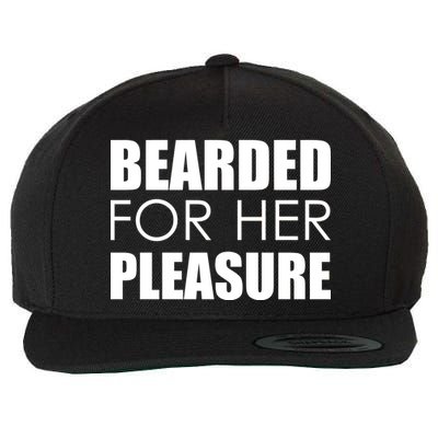 Bearded For Her Pleasure Beard Wool Snapback Cap