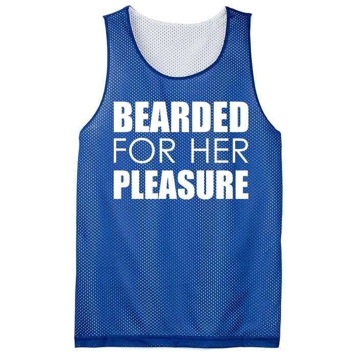 Bearded For Her Pleasure Beard Mesh Reversible Basketball Jersey Tank