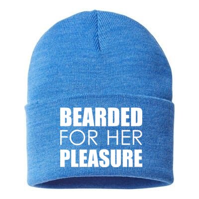 Bearded For Her Pleasure Beard Sustainable Knit Beanie