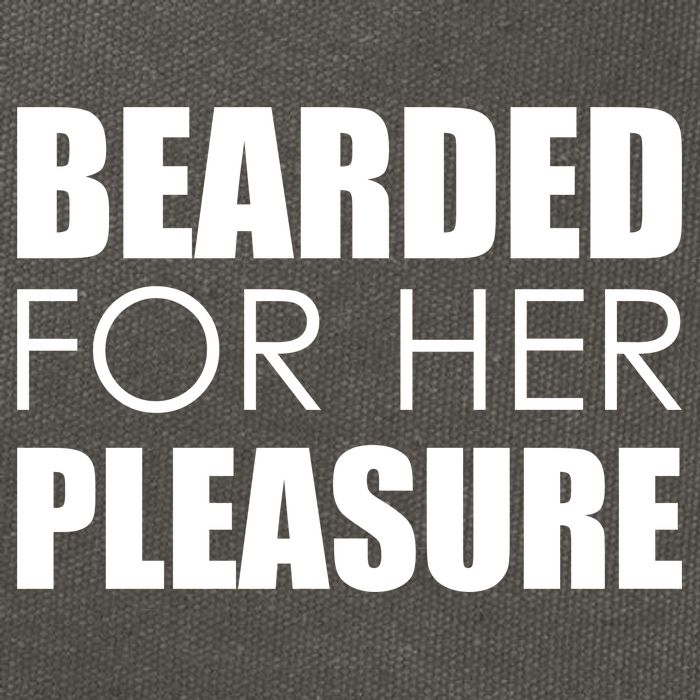 Bearded For Her Pleasure Beard Cotton Canvas Backpack