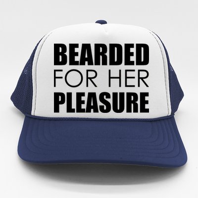 Bearded For Her Pleasure Beard Trucker Hat