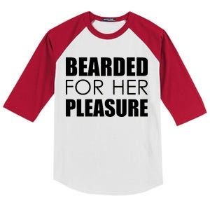 Bearded For Her Pleasure Beard Kids Colorblock Raglan Jersey