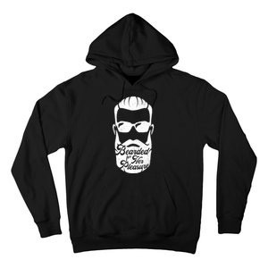 Bearded For Her Pleasure Funny Hoodie