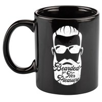 Bearded For Her Pleasure Funny 11oz C Handle Ceramic Mug