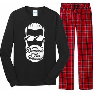 Bearded For Her Pleasure Funny Long Sleeve Pajama Set