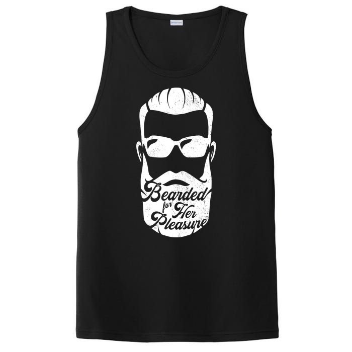 Bearded For Her Pleasure Funny PosiCharge Competitor Tank