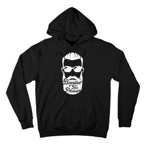 Bearded For Her Pleasure Funny Tall Hoodie