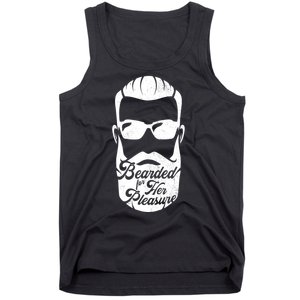 Bearded For Her Pleasure Funny Tank Top