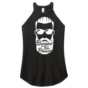 Bearded For Her Pleasure Funny Women’s Perfect Tri Rocker Tank