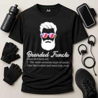 Bearded Funcle Definition Cooling Performance Crew T-Shirt