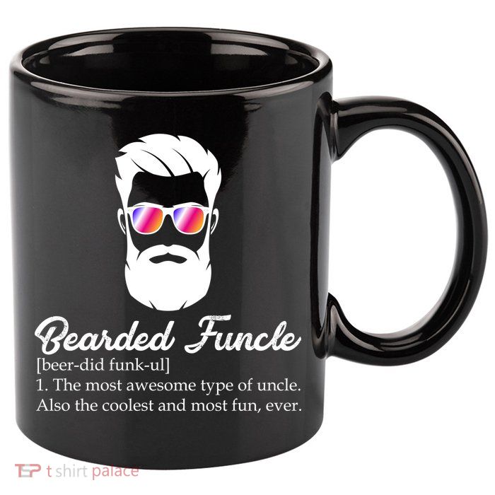 Bearded Funcle Definition 11oz C Handle Ceramic Mug