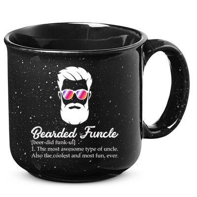 Bearded Funcle Definition 15oz Campfire Ceramic Mug