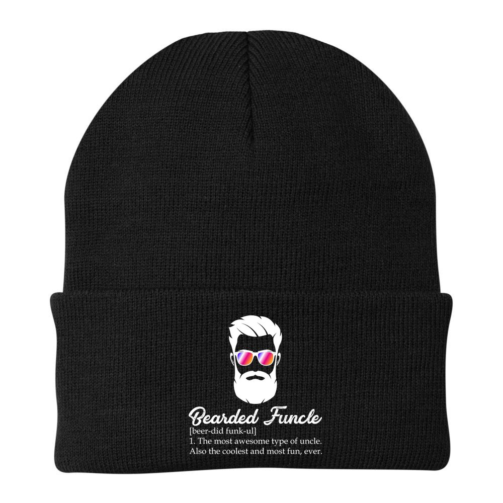 Bearded Funcle Definition Beanie
