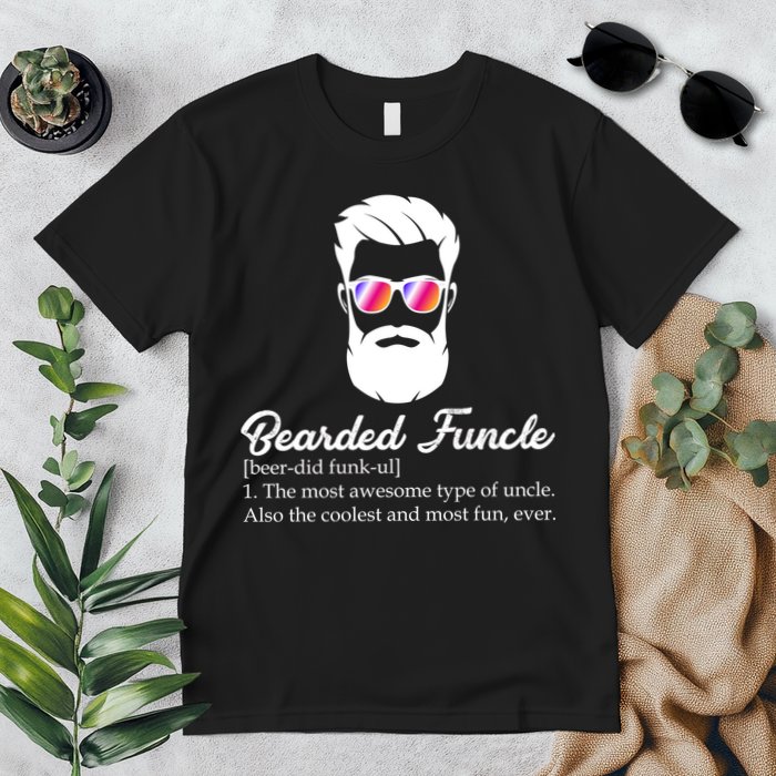 Bearded Funcle Definition Premium T-Shirt
