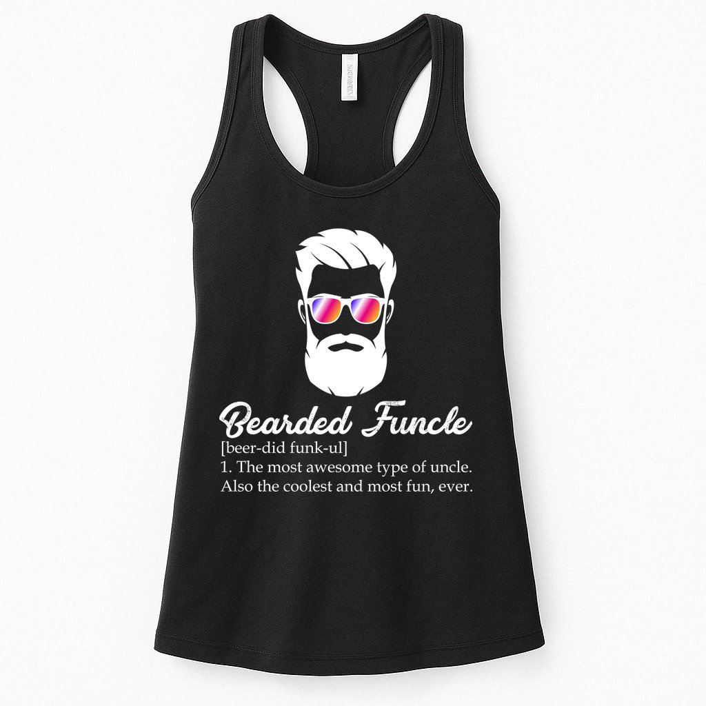Bearded Funcle Definition Womens Tank Top