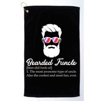 Bearded Funcle Definition Golf Towel