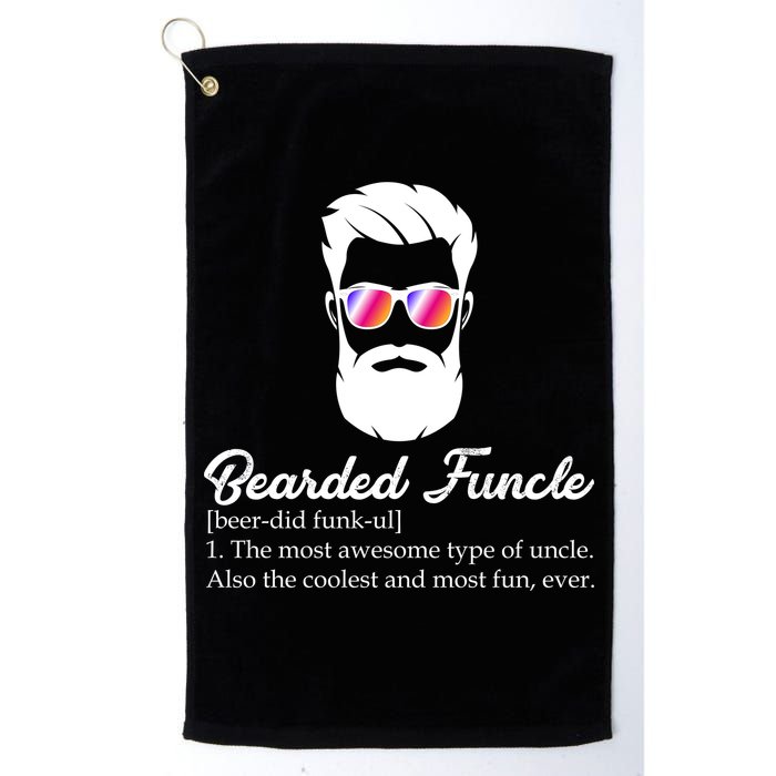 Bearded Funcle Definition Golf Towel