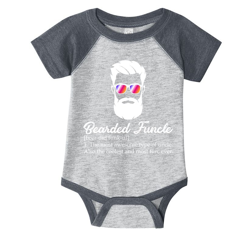 Bearded Funcle Definition Infant Baby Jersey Bodysuit