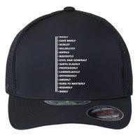 Beardly Manly Beard Growth Chart Flexfit Unipanel Trucker Cap