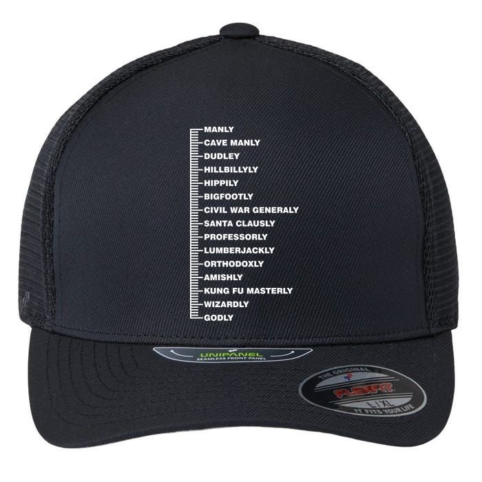 Beardly Manly Beard Growth Chart Flexfit Unipanel Trucker Cap