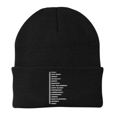 Beardly Manly Beard Growth Chart Beanie